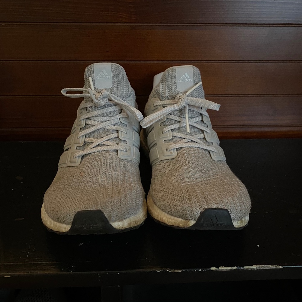 Mens Grey Adidas Ultra boost size 11.5